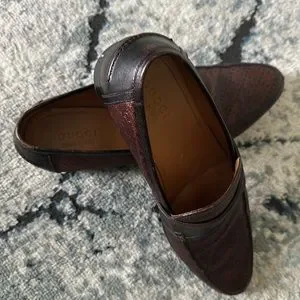 Gucci | Shoes | Gucci Loafers Hilary Diamante Penny Loafer  display picture 3